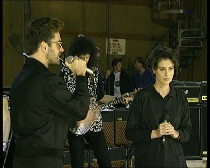 Queen Days Of Our Lives (George Michael & Lisa Stansfield, Rehearsal at Bray Studios)